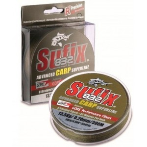 Плетеный шнур SUFIX 832 Advanced Carp Olive 300м – 0,20мм