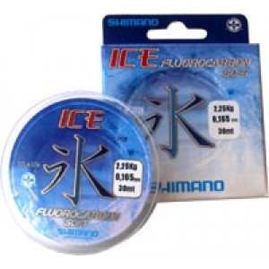 Леска зимняя SHIMANO® Ice Fluorocarbon Soft 30m 0.145