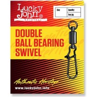Вертлюжок-застежка с двумя подшипниками LUCKY JOHN Double Ball Bearing Swivel (3 шт.) LJ5012-003