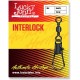 Вертлюжок-застежка LUCKY JOHN Interlock (10 шт.) LJ5001-012