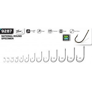 Крючки одинарные VMC 9287 BZ (10шт) №  4