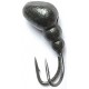 Мормышка вольфрамовая LUCKY JOHN МУРАВЕЙ на двойнике с отверстием, 3 мм, цв. черный
