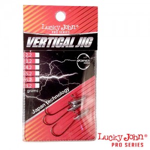 Джиг-головки Lucky John VERTICAL JIG, 3 шт 8528-062