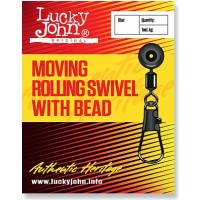 Вертлюжок-застежка MH cкользящая LUCKY JOHN Moving Rolling Swivel (10 шт.) LJ5055-00S