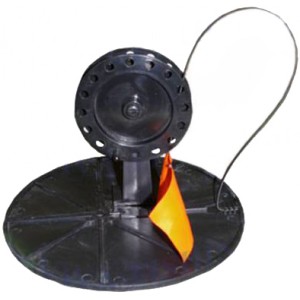 Жерлица на кругу ТРИ КИТА (подставка 200, катушка 90 мм)