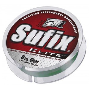 Леска монофильная SUFIX Elite Green 100м - 0,14мм (без упаковки)