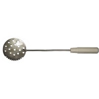 Черпак рыболовный металлический зубчатый с пенопластовой ручкой  9-00-0010