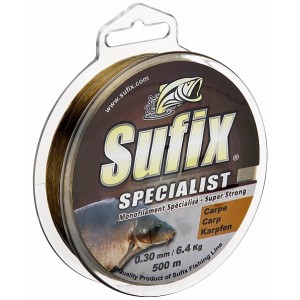 Леска монофильная SUFIX Specialist Carp Brown 350м - 0.40мм