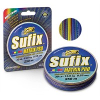 Плетеный шнур SUFIX Matrix Pro Color Metered Braid 250м – 0,16 mm