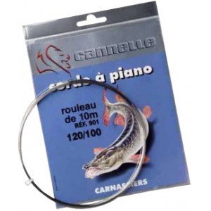 Поводковый материал из нержавеющей стали CANNELLE Piano Cord (10 м/ 0,4 мм) 1234-005