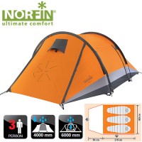 Палатка туристическая NORFIN Glan 3