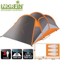 Палатка туристическая NORFIN Helin 3 Alu