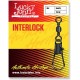 Вертлюжок-застежка LUCKY JOHN Interlock (10 шт.) LJ5001-007