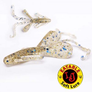 Мягкая съедобная приманка LJ Pro Series HOGY HOG CA35, 53mm (Silver Prawn)