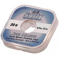 Леска зимняя SUFIX Ice Magic Clear 30м – 0,105мм (без упаковки)