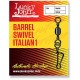 Вертлюжок-застежка LUCKY JOHN Barrel Swivel Italian 1 (10 шт.) LJ5051-016
