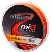 Плетеный шнур CLIMAX Mig Orange 135m (0,12 mm)